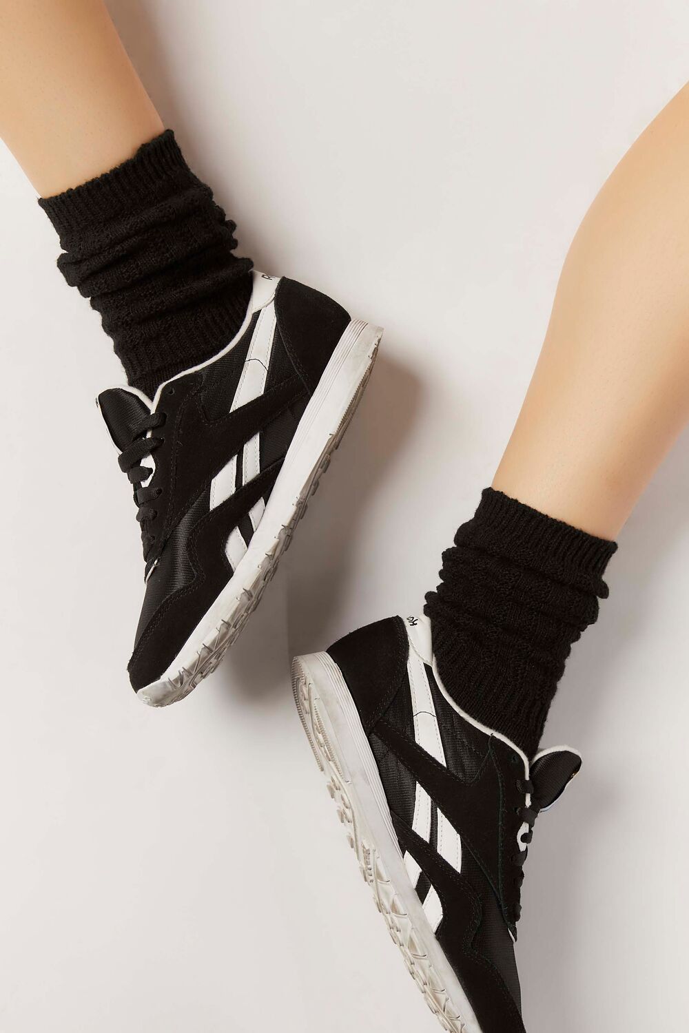 Ribbed Crew Socks