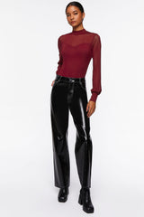 Sheer Illusion Neck Bodysuit