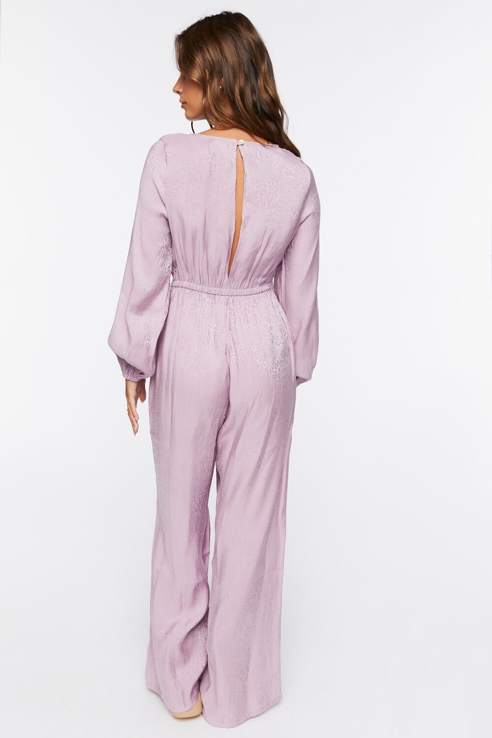Satin Wide-Leg Cutout Jumpsuit