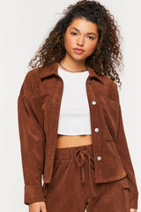 Waffle Corduroy Shacket