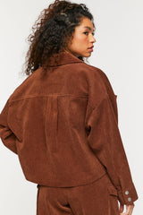 Waffle Corduroy Shacket