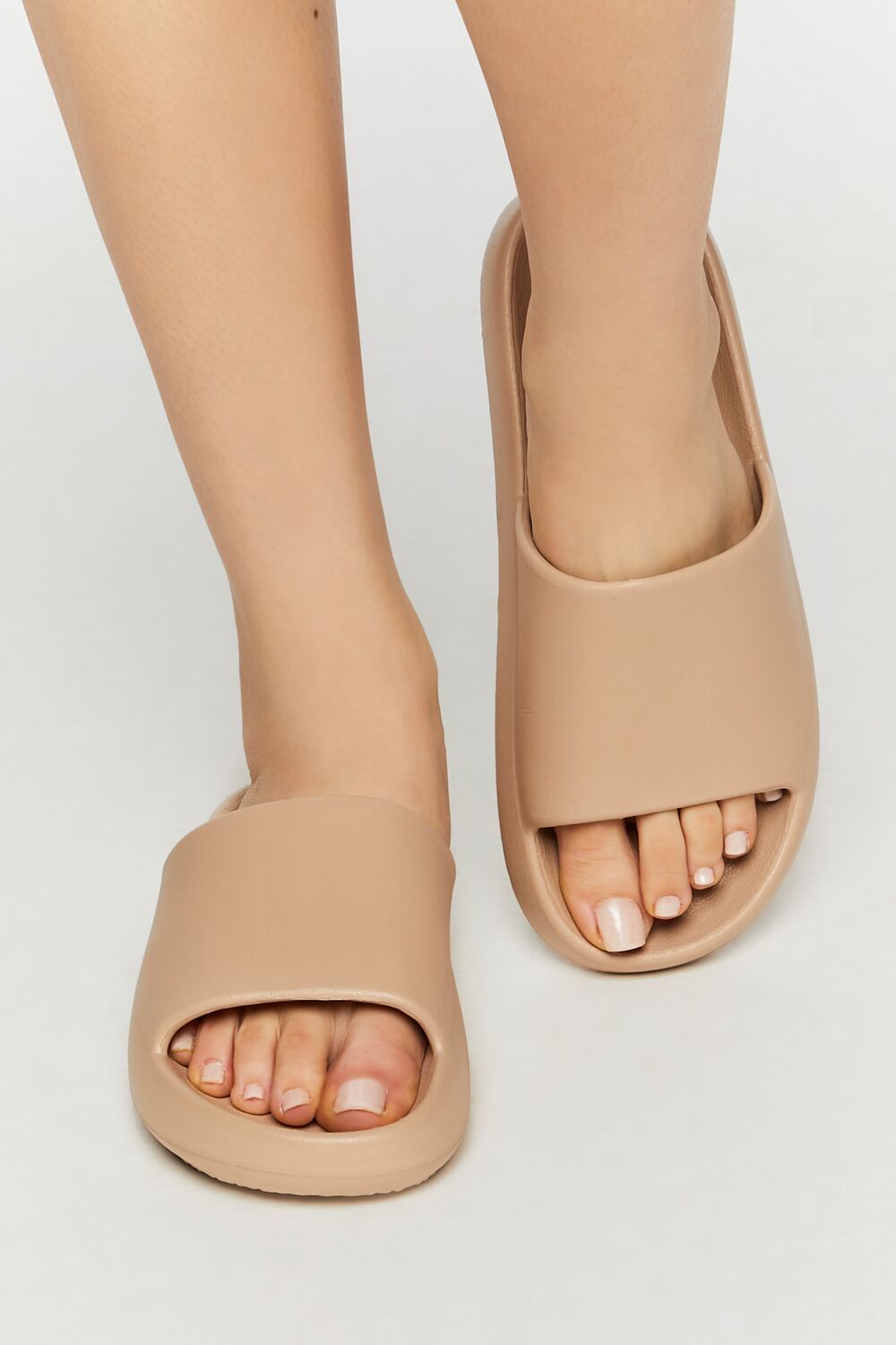 Textured Almond-Toe Slides