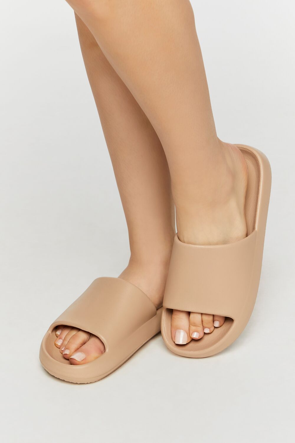 Textured Almond-Toe Slides