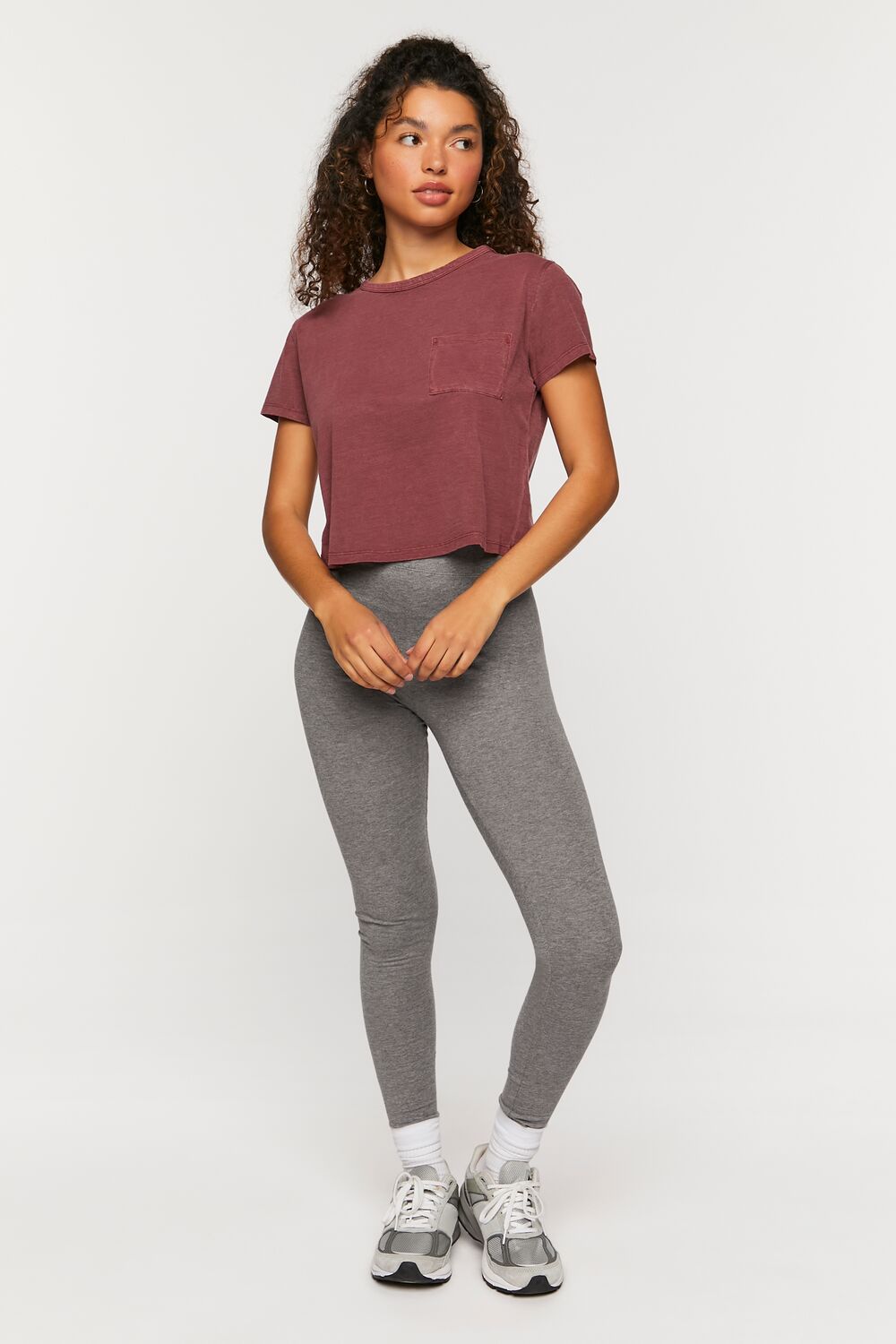 Cropped Pocket Tee