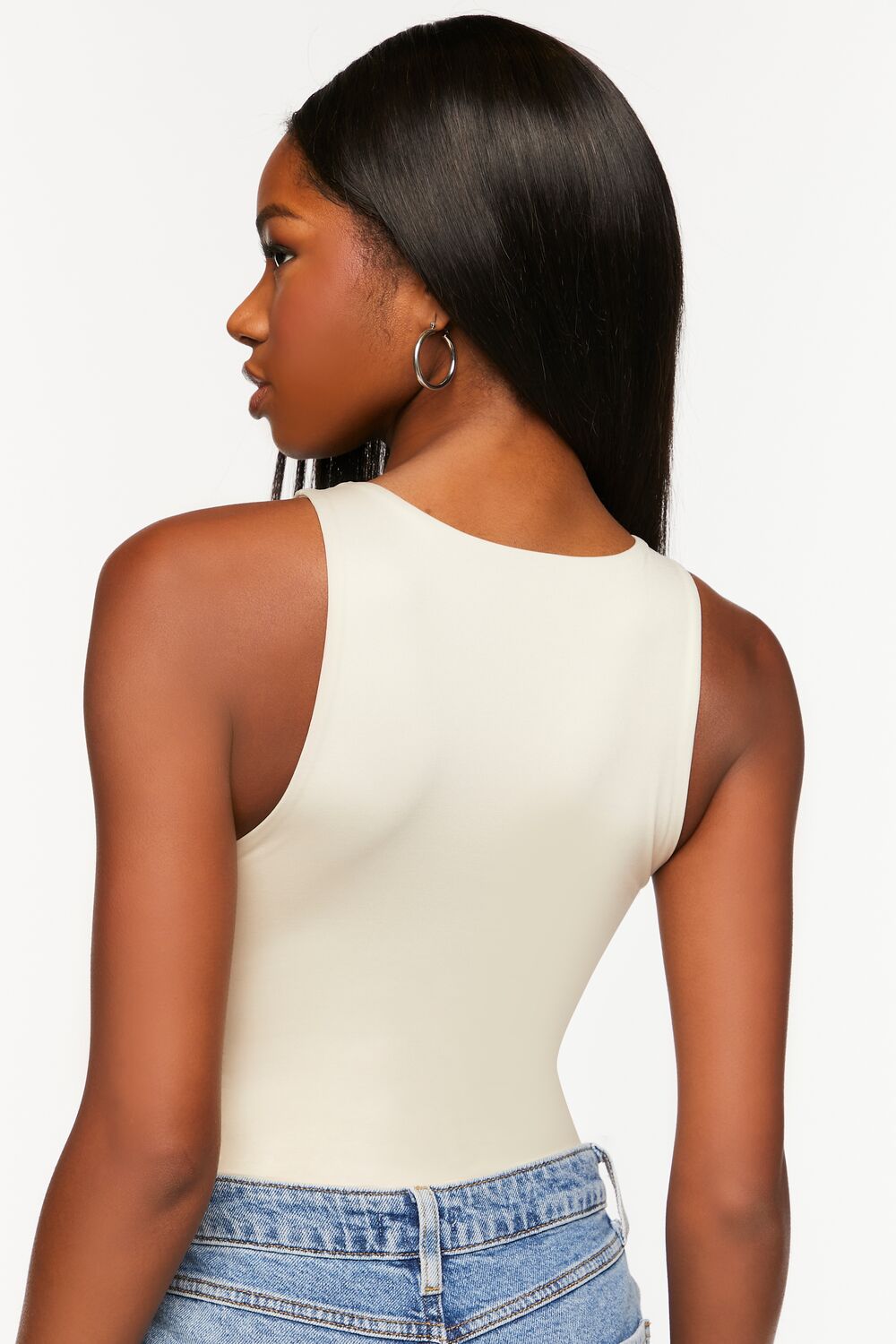Contour Sculpt Sleeveless Fitted Bodysuit
