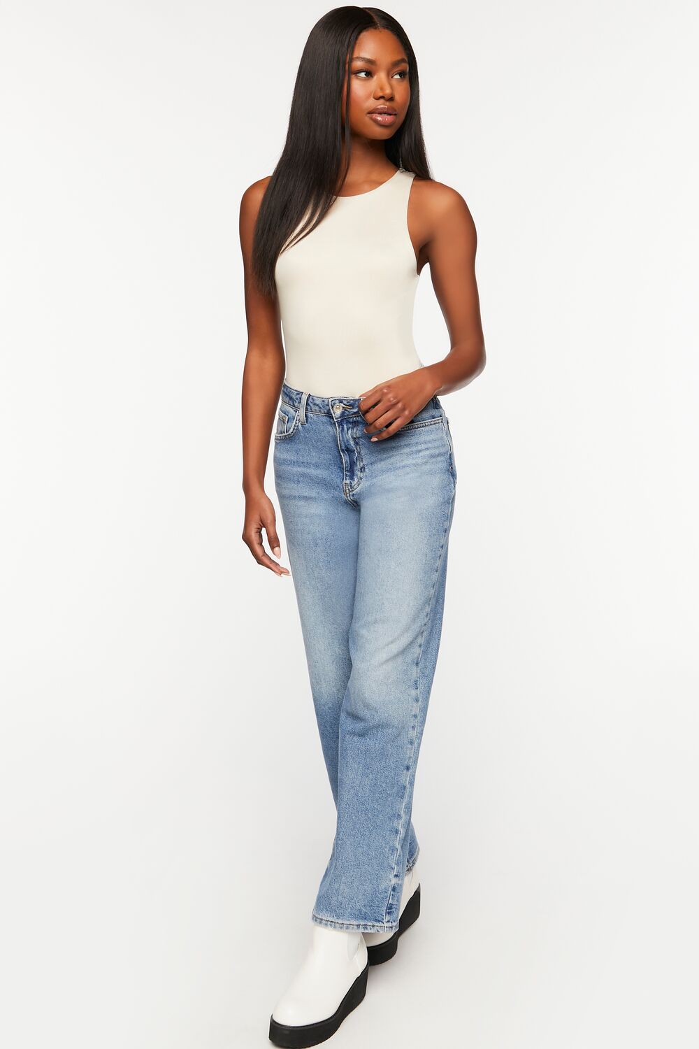 Contour Sculpt Sleeveless Fitted Bodysuit