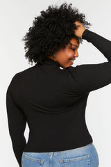 Plus Size Twisted Cutout Combo Top