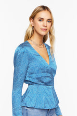 Satin Surplice Top