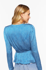 Satin Surplice Top