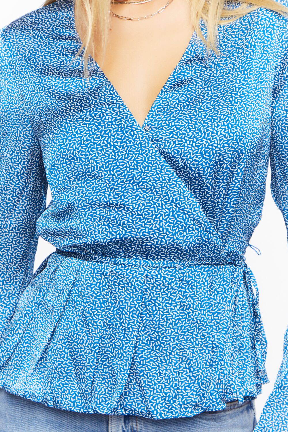 Satin Surplice Top