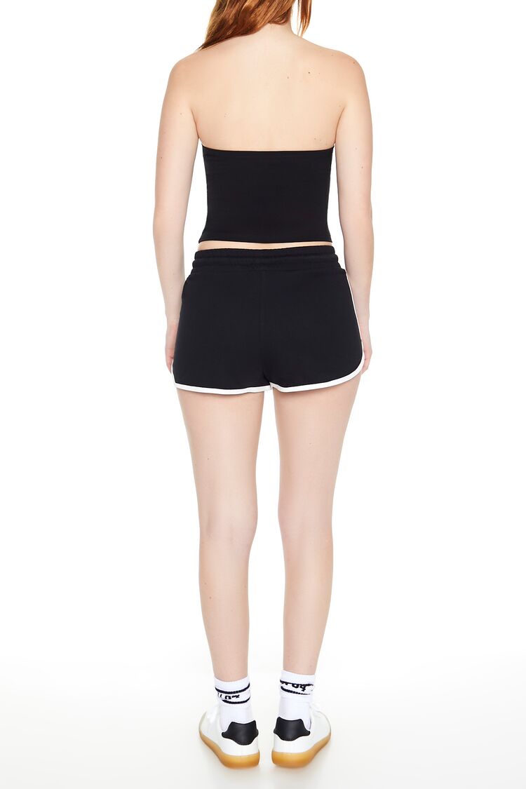 French Terry Drawstring Ringer Shorts