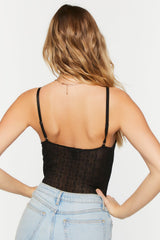 Textured Corset Bodysuit