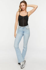 Textured Corset Bodysuit