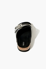 Rhinestone Buckled Slides