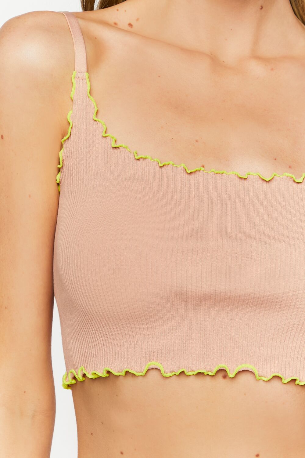 Seamless Lettuce-Edge Cropped Cami