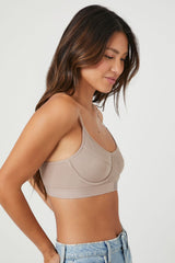 Seamless Cutout Underwire Bra