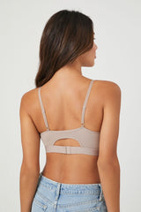 Seamless Cutout Underwire Bra
