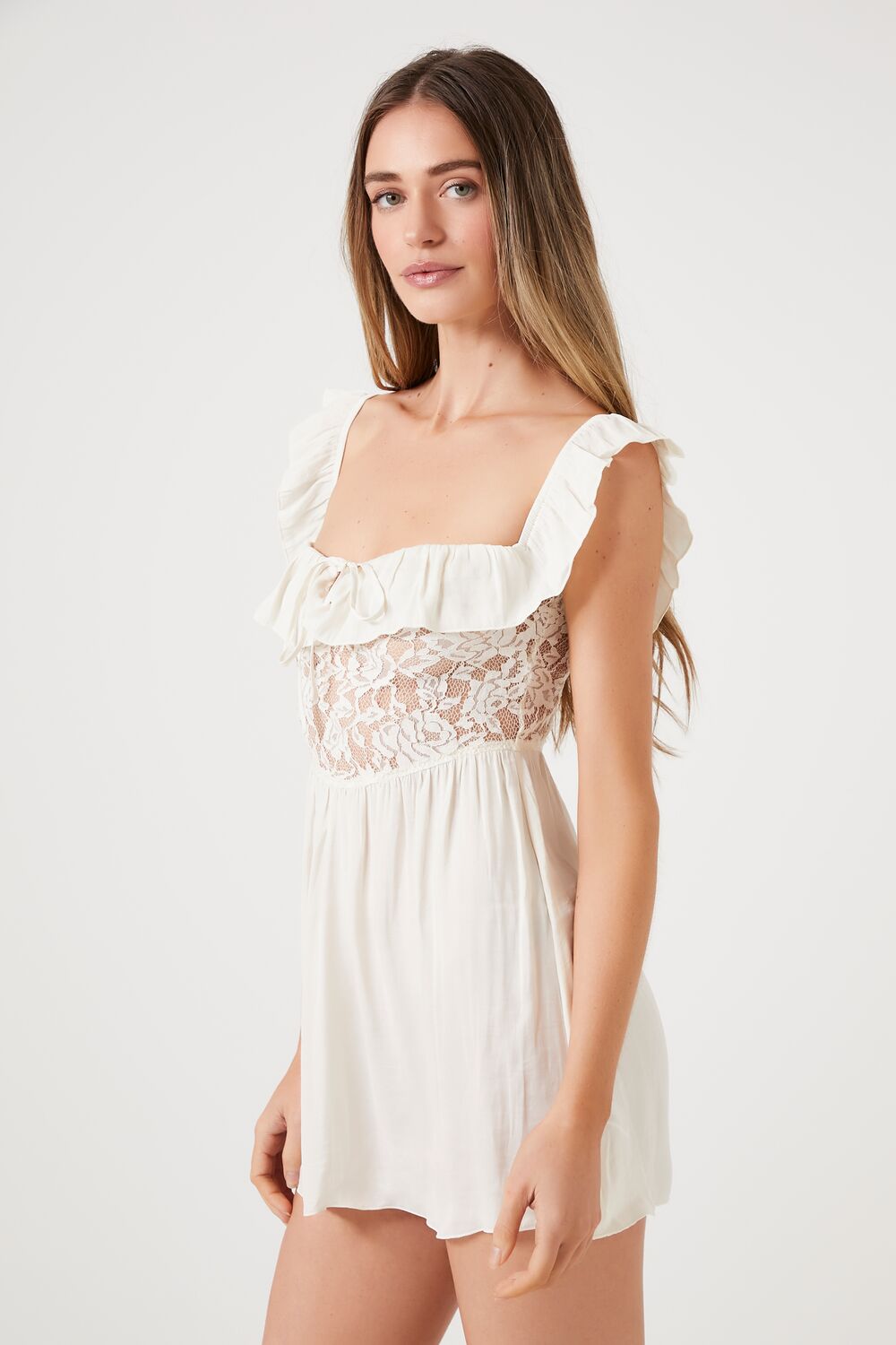 Lace Flounce Nightie