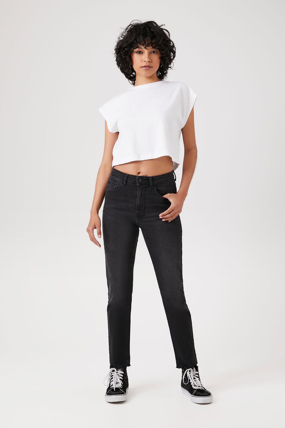 High-Rise Mom Skinny Jeans