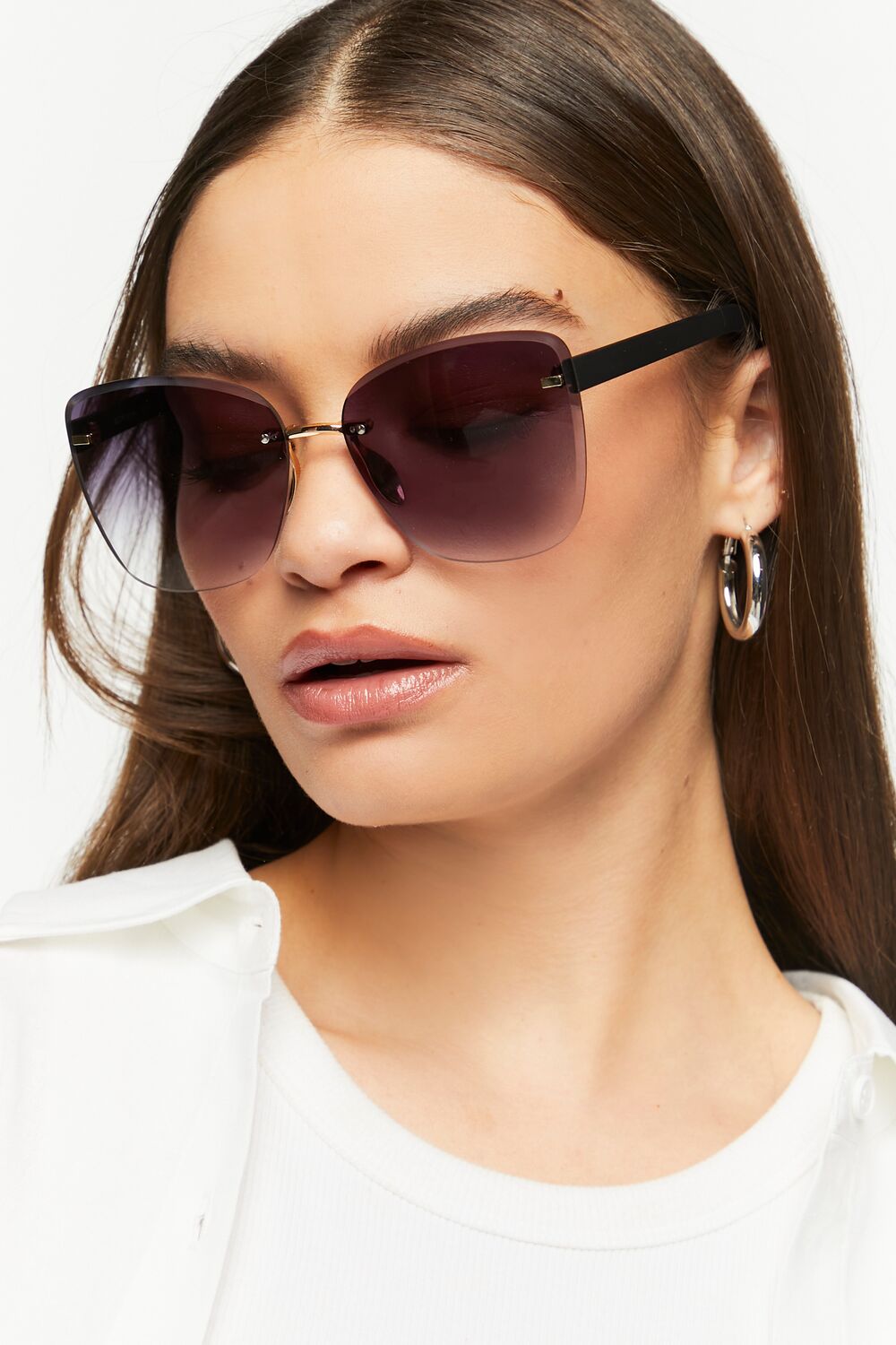 Cat-Eye Gradient Sunglasses