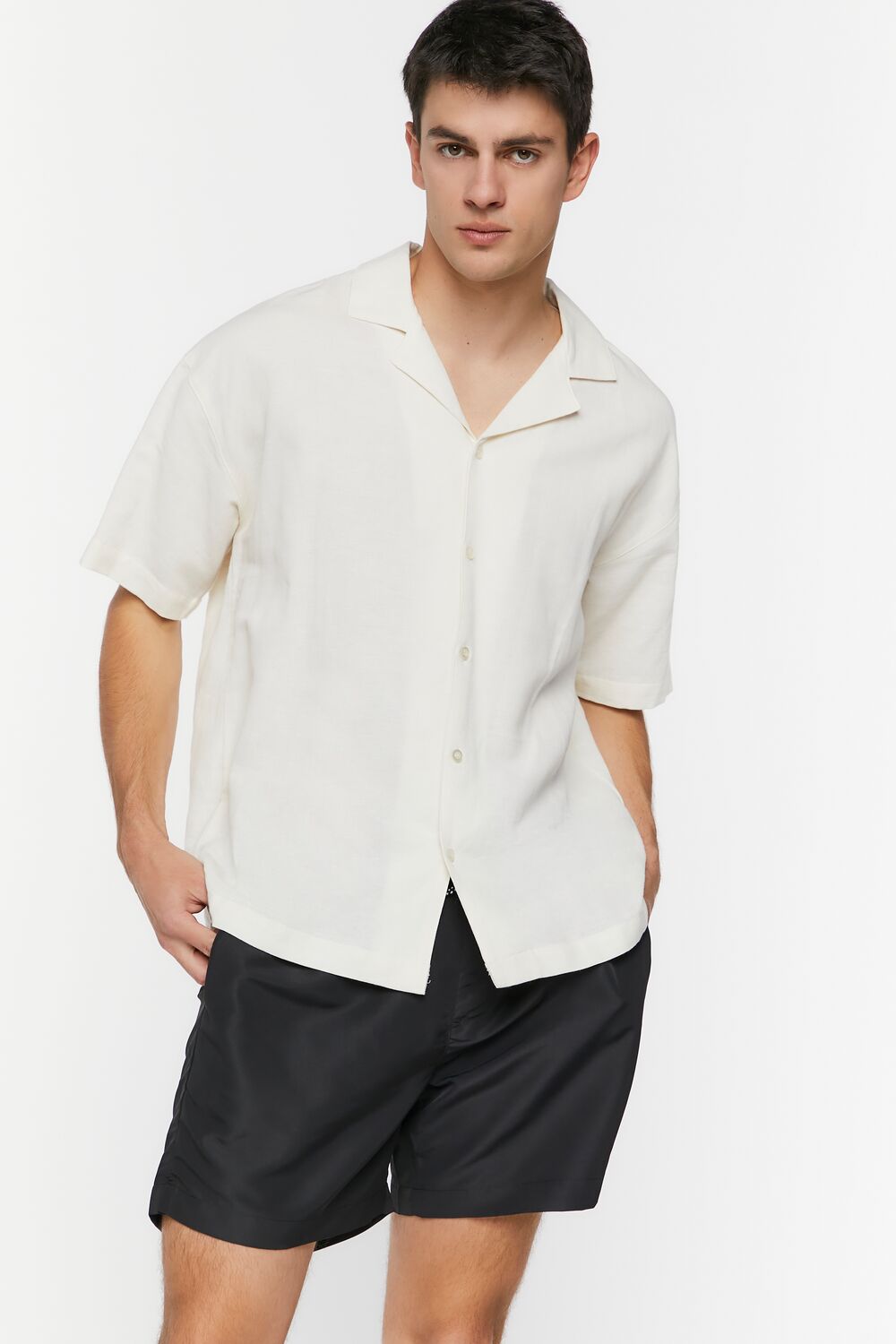 Drawstring Swim Trunks