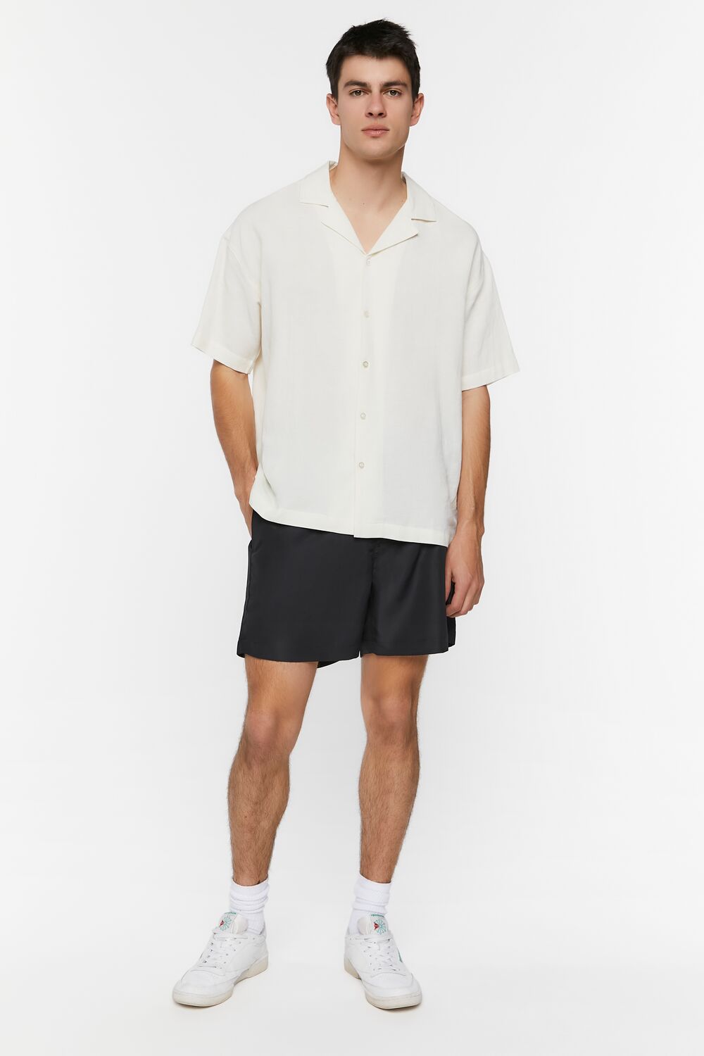 Drawstring Swim Trunks
