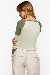 Colorblock Long-Sleeve Tee