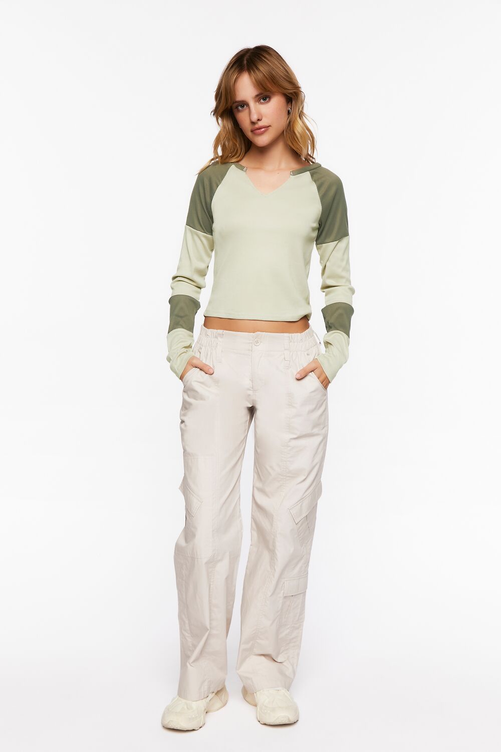 Colorblock Long-Sleeve Tee