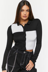 Checkered Cropped Shirt