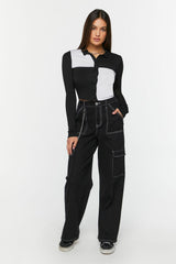 Checkered Cropped Shirt