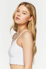 Seamless Lettuce-Edge Cropped Cami