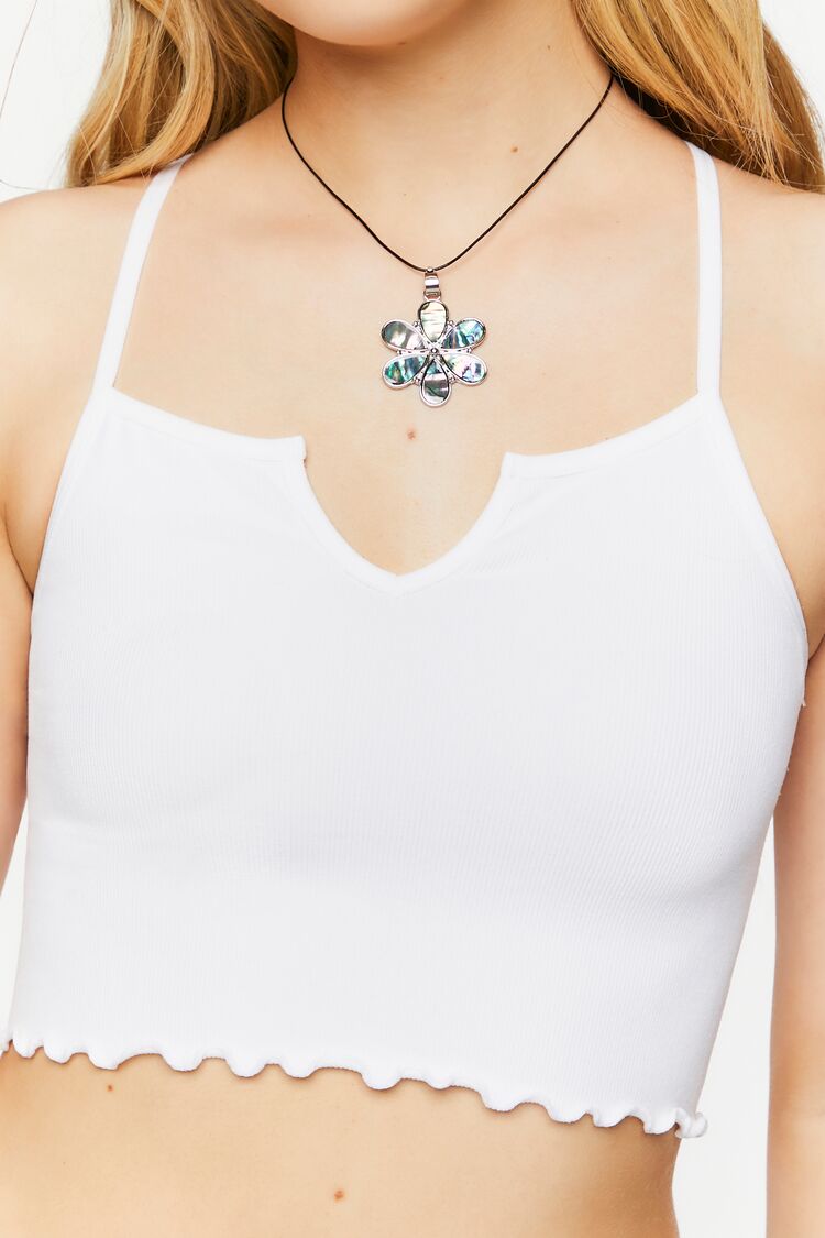Seamless Lettuce-Edge Cropped Cami