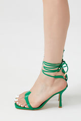 Lace-Up Stiletto Heels
