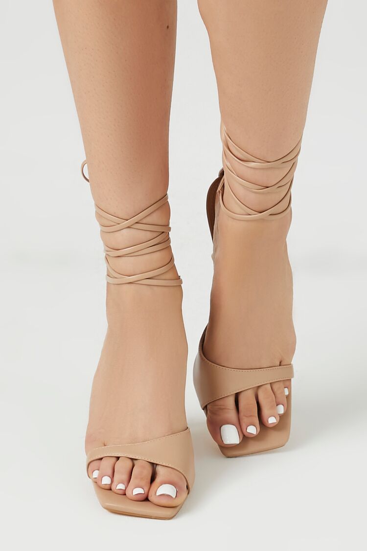 Lace-Up Stiletto Heels