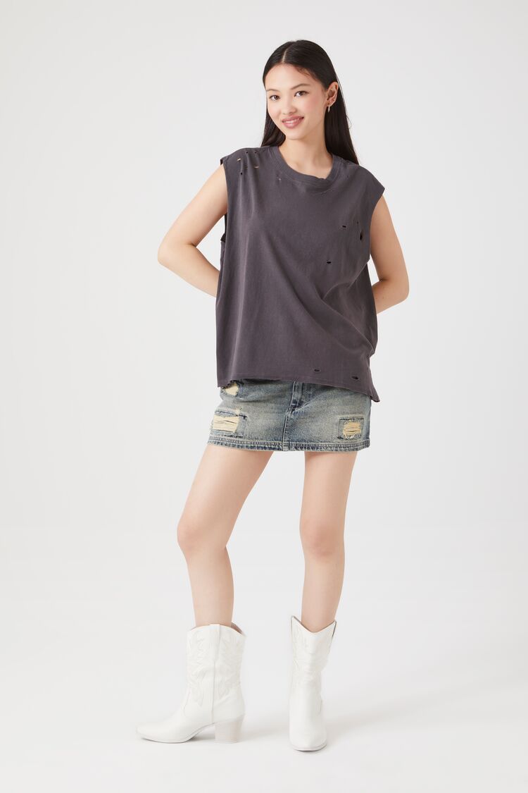 Distressed Muscle Tee