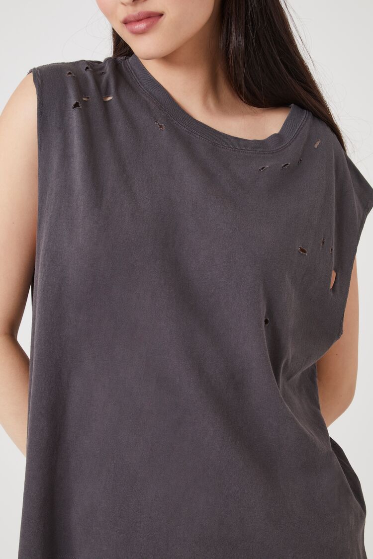 Distressed Muscle Tee