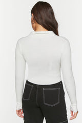 Zip-Up Cardigan Sweater