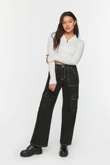 Zip-Up Cardigan Sweater