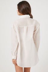 Snap Button-Front Shacket