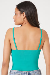 Sweater-Knit Cami Bodysuit