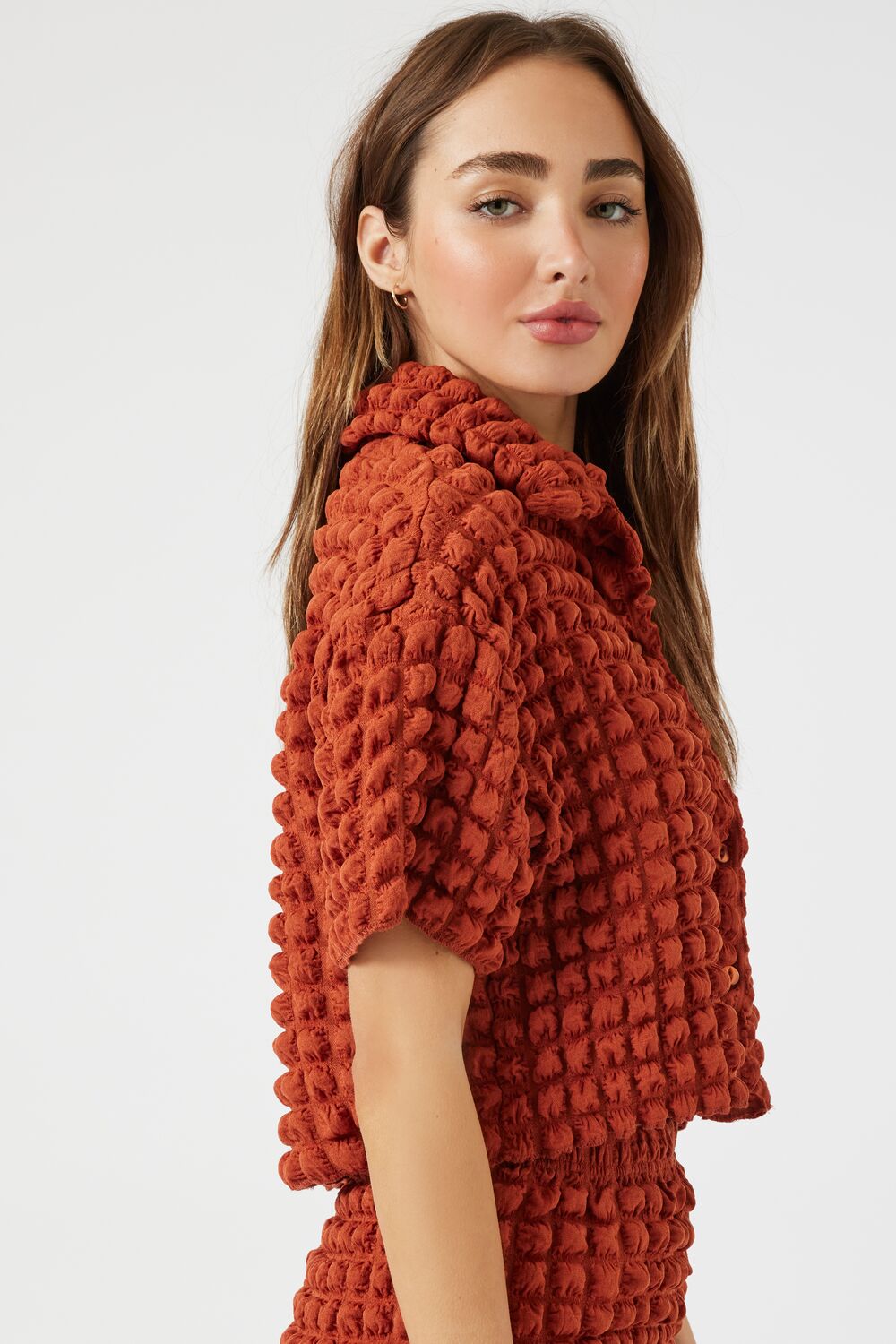 Textured Short-Sleeve Shirt