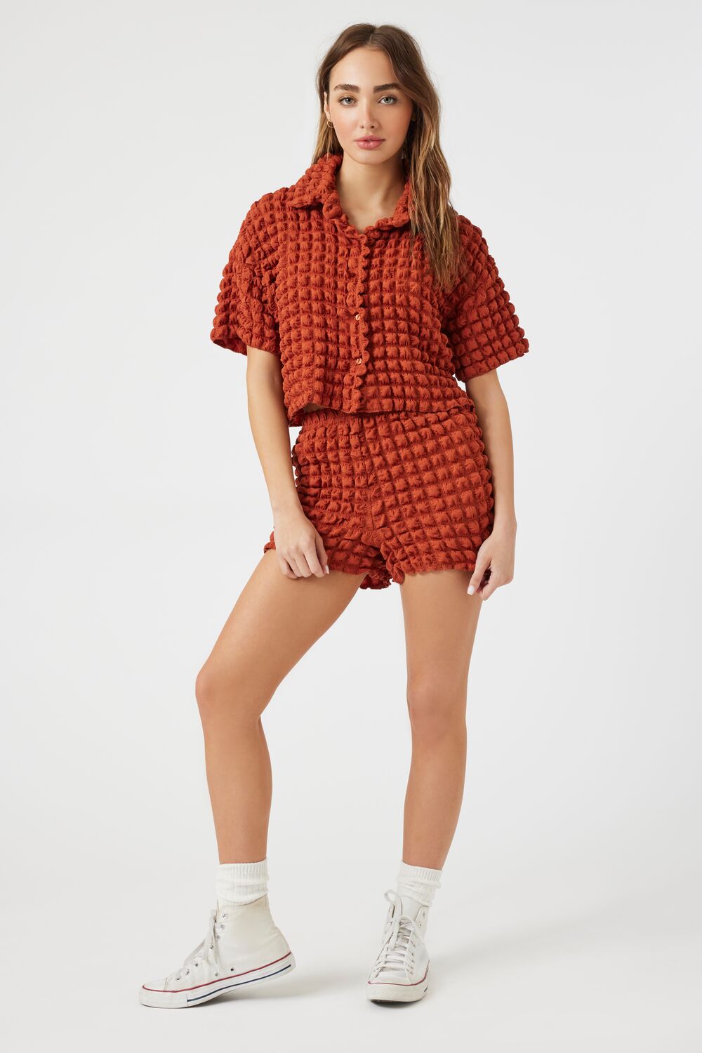 Textured Short-Sleeve Shirt