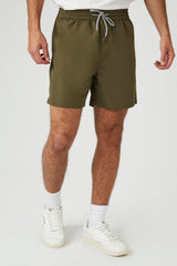 Drawstring Swim Trunks