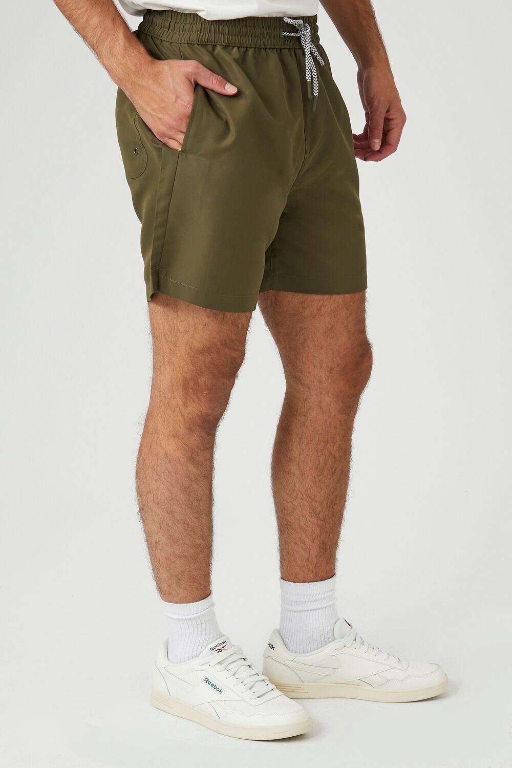 Drawstring Swim Trunks