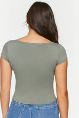 Sweetheart Short-Sleeve Top