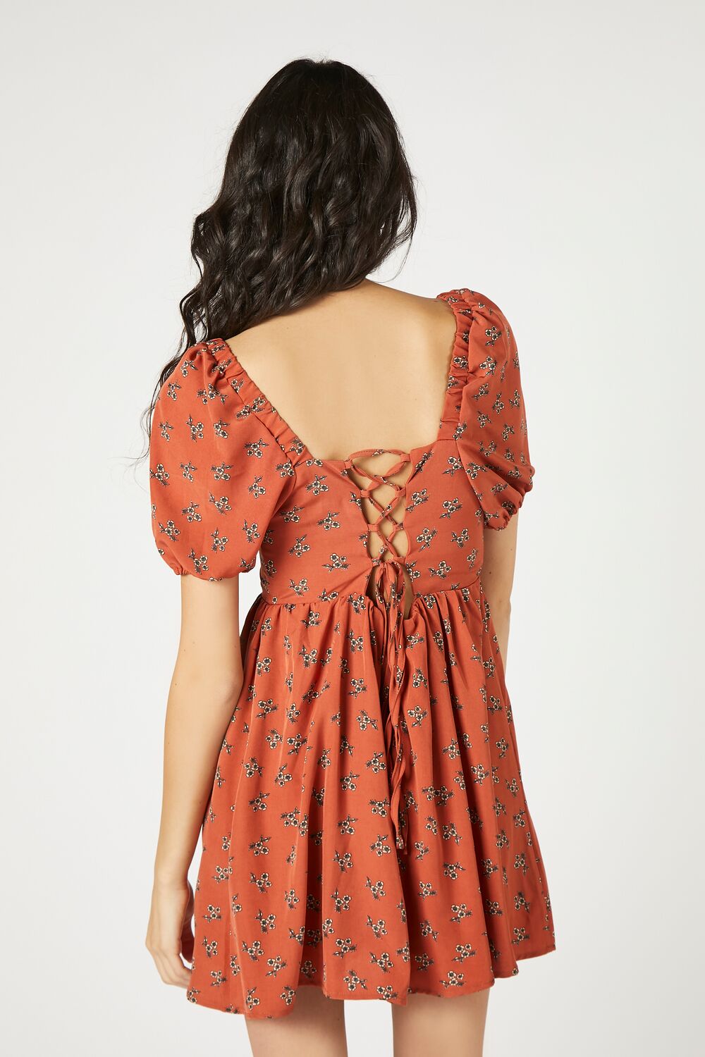 Floral Fit & Flare Mini Dress