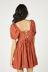 Floral Fit & Flare Mini Dress