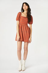 Floral Fit & Flare Mini Dress