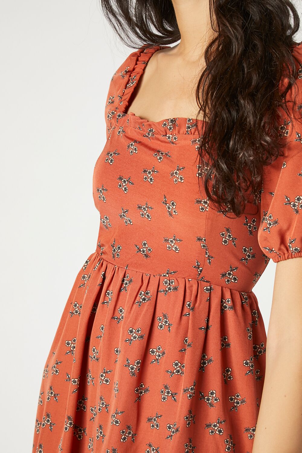 Floral Fit & Flare Mini Dress