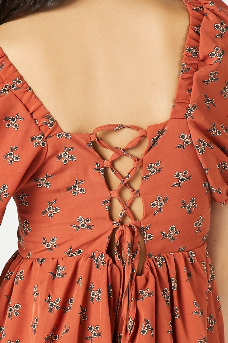Floral Fit & Flare Mini Dress